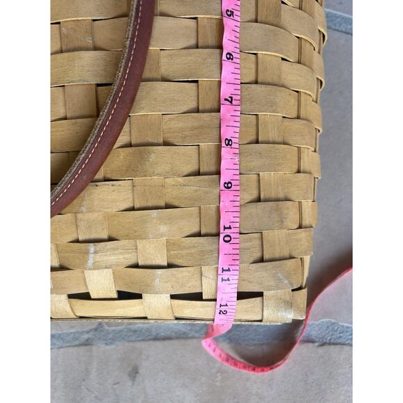 Longaberger 2003 Large Good Ol' Summertime Boardwalk Basket, Protector, Liner - Picture 8 of 9